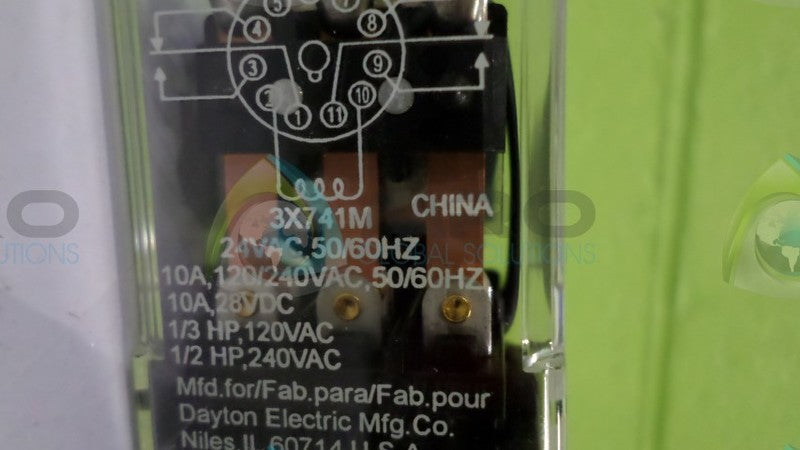 DAYTON 3X741M 24VAC 10A NSMP