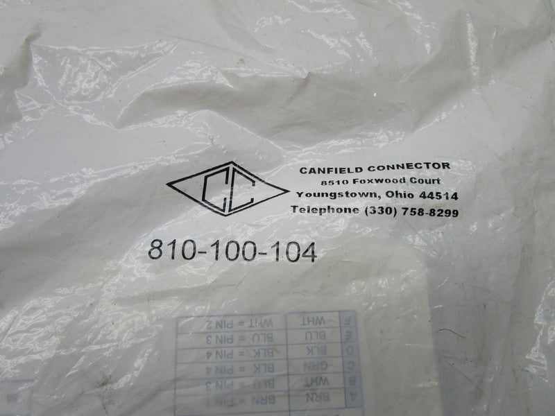 CANFIELD CONNECTOR 810-100-104 REED SWITCH * NEW IN FACTORY BAG *