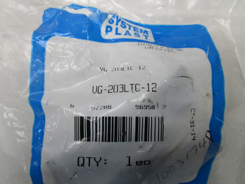 SYSTEM PLAST VG-203LTC-12 SWIVEL BRACKET * NEW IN FACTORY BAG *