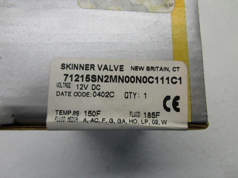 PARKER 71215SN2MN00N0C111C1 SOLENOID VALVE * FACTORY SEALED *