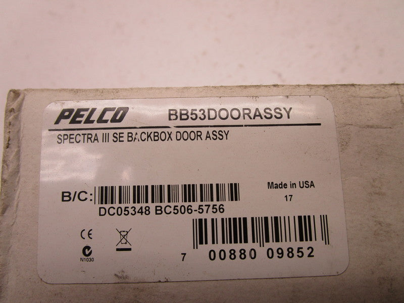 PELCO BB53DOORASSY BACKDOOR ASSEMBLY * FACTORY SEALED *