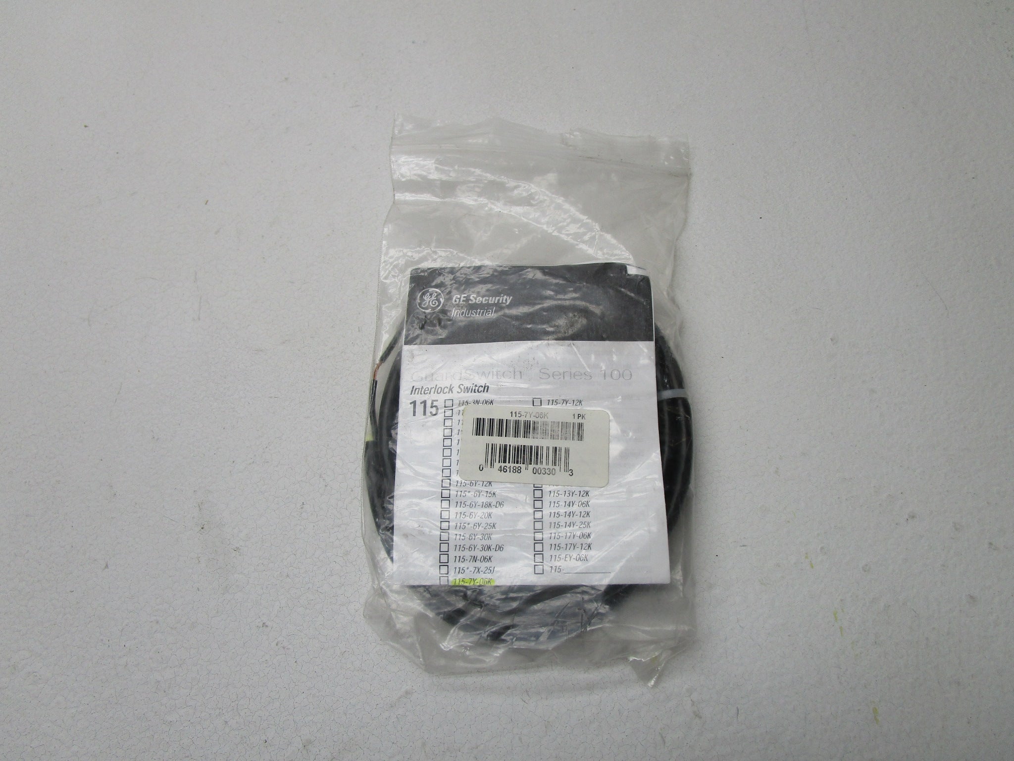 GENERAL ELECTRIC 115-7Y-06K INTERLOCK SWITCH * NEW IN FACTORY BAG *