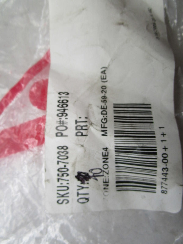 ALLIED ELECTRONICS DE-59-20 DUST CAP (PKG OF 40) * NEW IN FACTORY BAG *