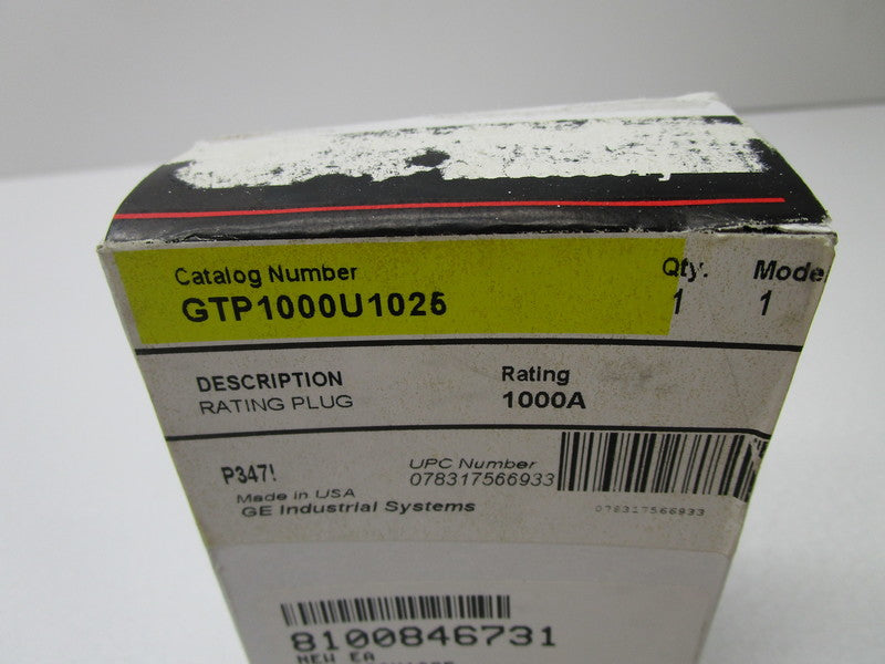 GE FANUC GTP1000U1025 PLUG * FACTORY SEALED *