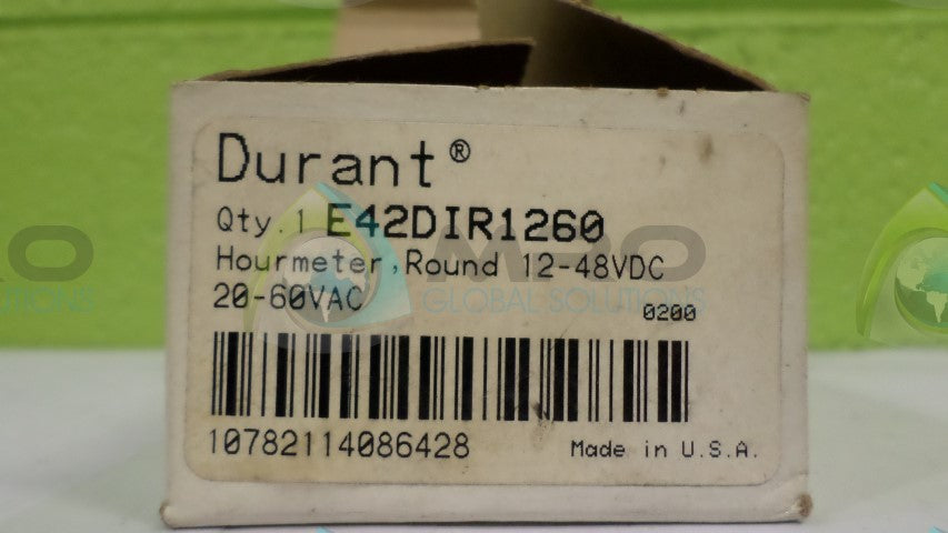 DURANT E42DIR1260 HOUR METER *NEW IN BOX*