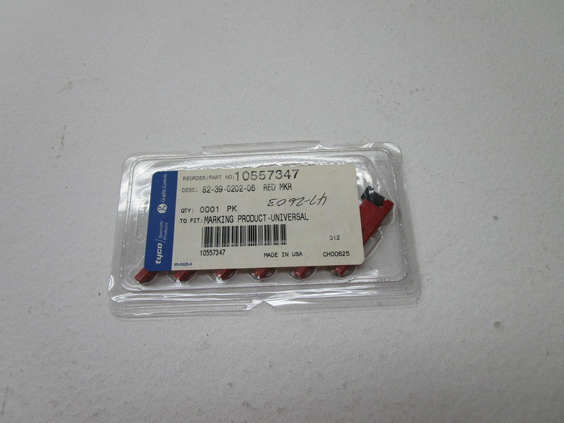 GRAPHIC CONTROLS 10557347 RED MARKERS (PKG OF 6) * NEW IN ORIGINAL PACKAGE *