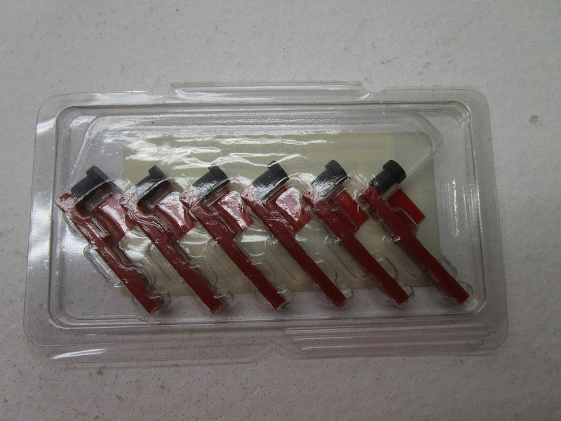 GRAPHIC CONTROLS 10557347 RED MARKERS (PKG OF 6) * NEW IN ORIGINAL PACKAGE *