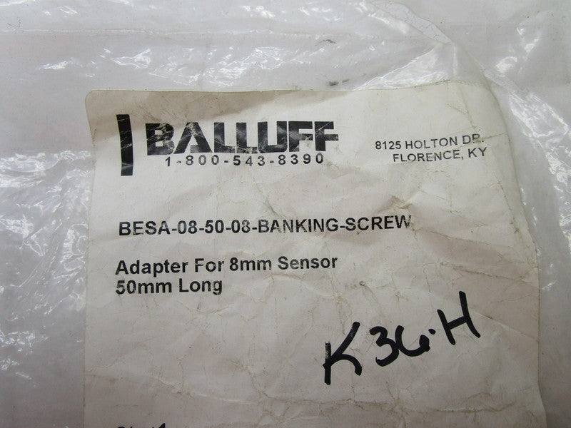 BALLUFF BESA-08-50-08-BANKING-SCREW ADAPTER * NEW IN FACTORY BAG *