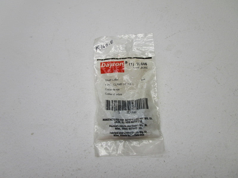 DAYTON 1L666 SHAFT COLLAR CLAMP  NSMP