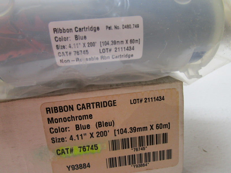BRADY 76745 BLUE RIBBON CARTRIDGE  NSMP