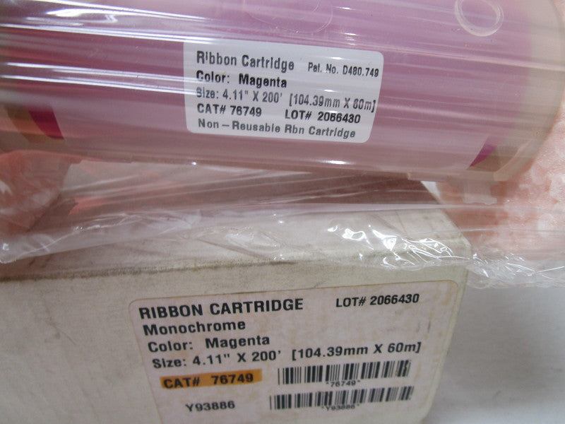 BRADY 76749 MAGENTA ROBBON CARTRIDGE  NSMP