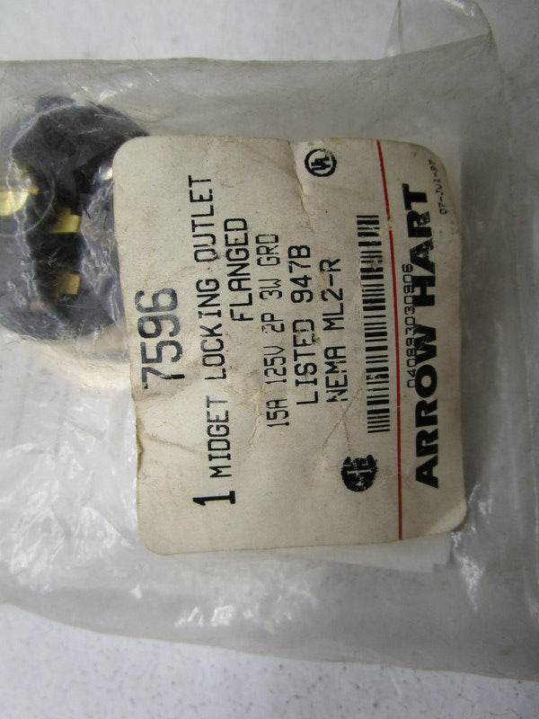 ARROW HART 7596 MIDGET LOCKING OUTLET  NSMP