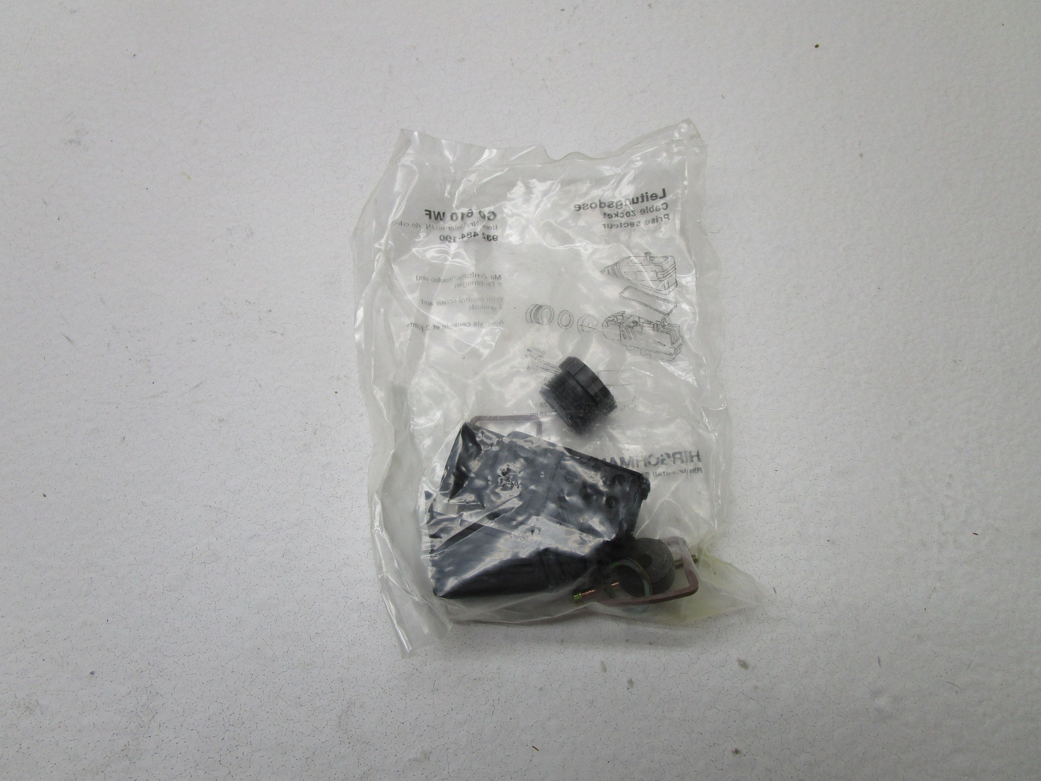 HIRSCHMANN GO610WF CABLE SOCKET * NEW IN FACTORY BAG *