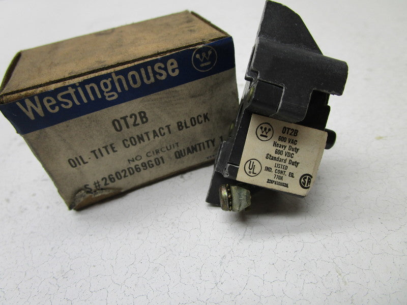 WESTINGHOUSE 0T2B CONTACT BLOCK  NSMP