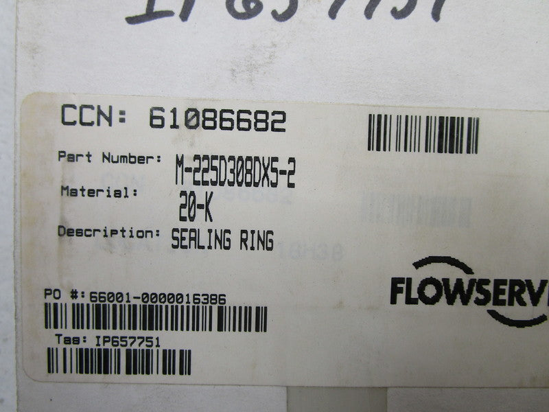 FLOWSERVE M-225D308DX5-2 SEALING RING  NSMP