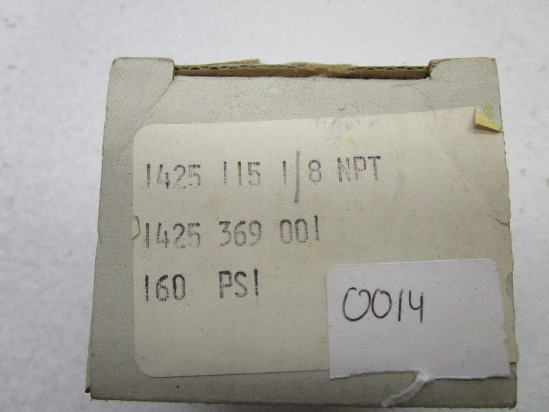 VDO 1425-369-001 PRESSURE GAUGE  0-160 PSI  NSMP