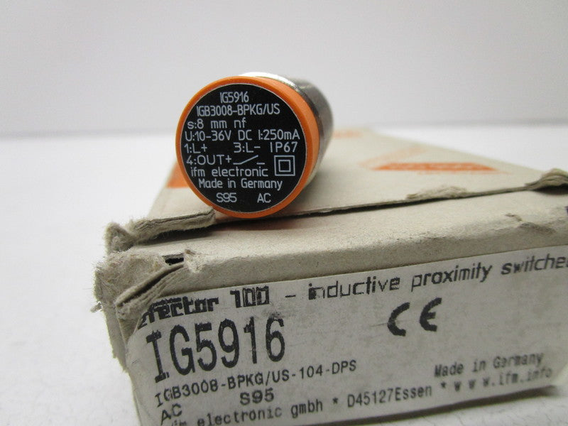 IFM EFECTOR IG5916 PROXIMITY SENSOR  NSMP