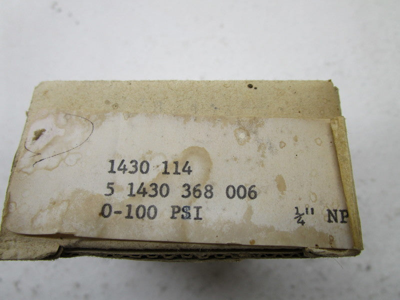 VDO 418-00998 PRESSURE GAUGE 0-100 PSI  NSMP