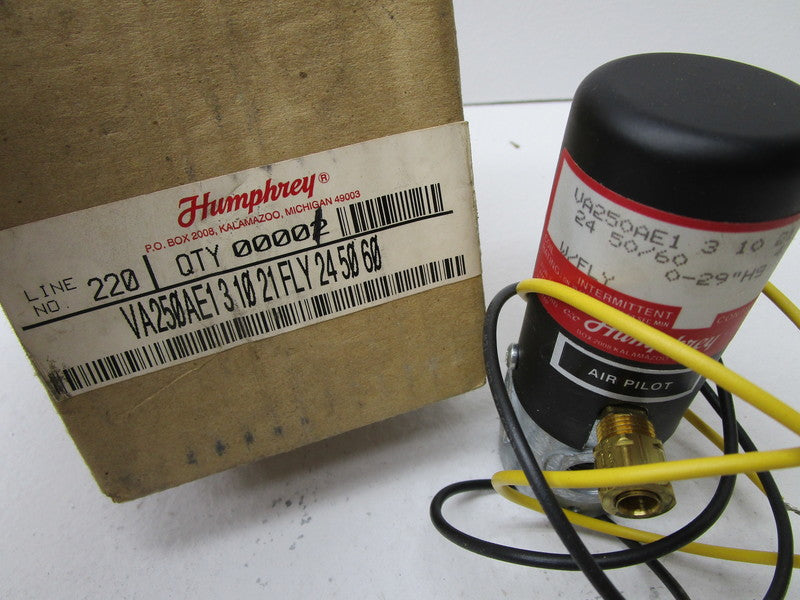 HUMPHREY VA250AE1-3-10-21 SOLENOID VALVE  NSMP