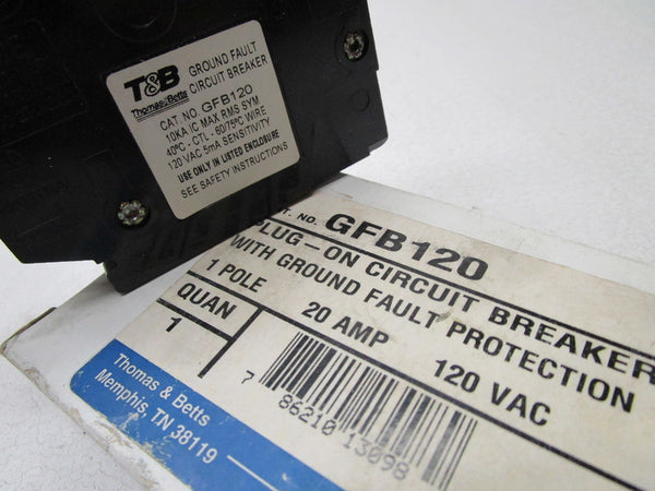 THOMAS &  BETTS GFB120 CIRCUIT BREAKER 20A  NSMP