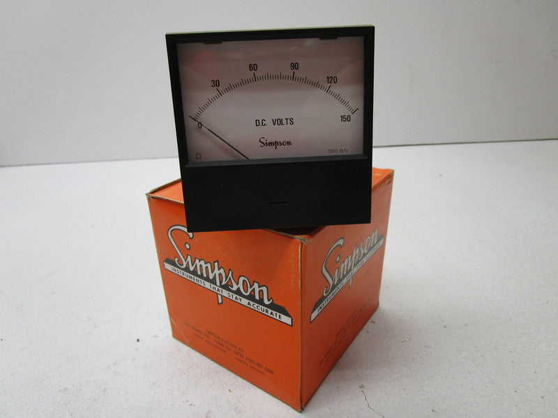 SIMPSON 2123 17533 PANEL METER 0-150  NSMP