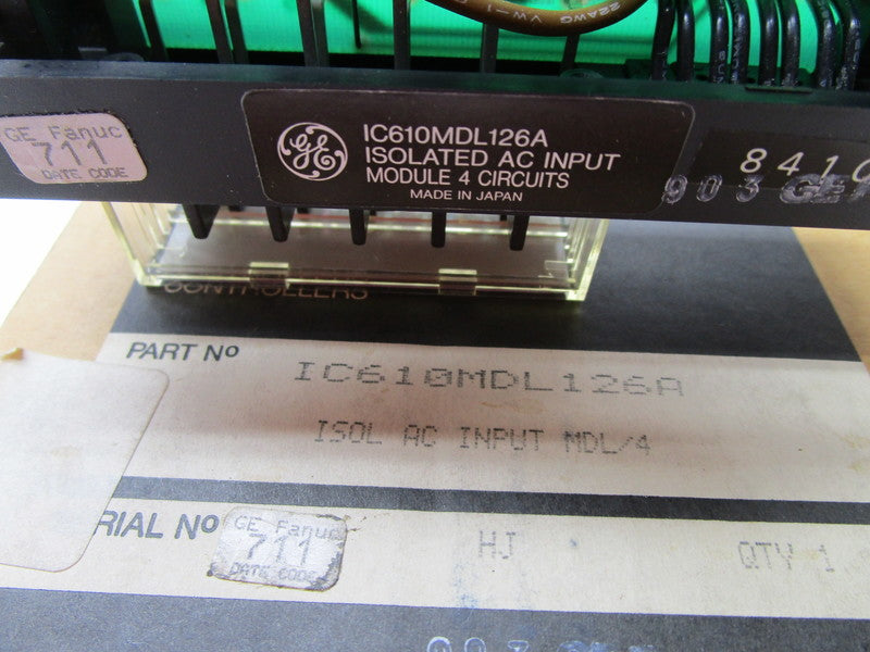 GE FANUC IC610MDL126A INPUT MODULE  NSMP