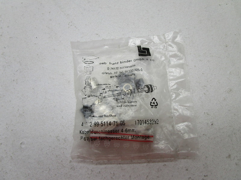 BINDER 423299-5114-75-05 CONNECTOR KIT  NSMP