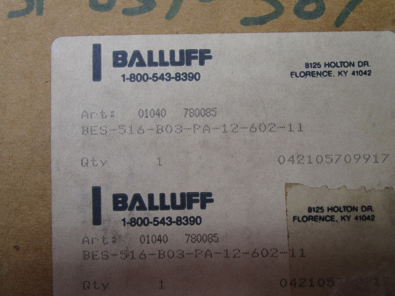 BALLUFF BES-516-B03-PA-12-602-11 PROXIMITY SWITCH  NSMP