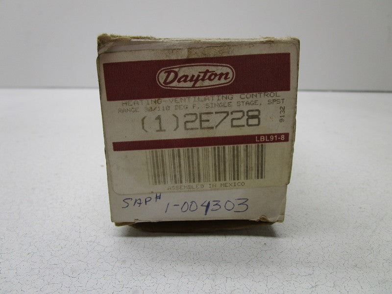 DAYTON 2E782 HEATING VENTIALTING CONTROL  NSMP