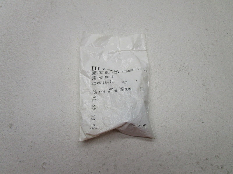 ITT CANON MS3106E-18 057-0364-018 END BELL ASSEMBLY * NEW IN FACTORY BAG *