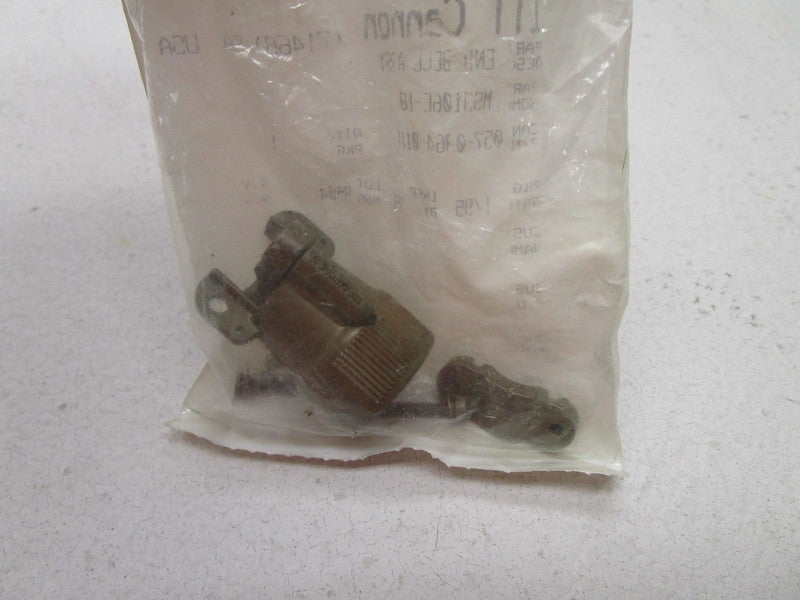ITT CANON MS3106E-18 057-0364-018 END BELL ASSEMBLY * NEW IN FACTORY BAG *