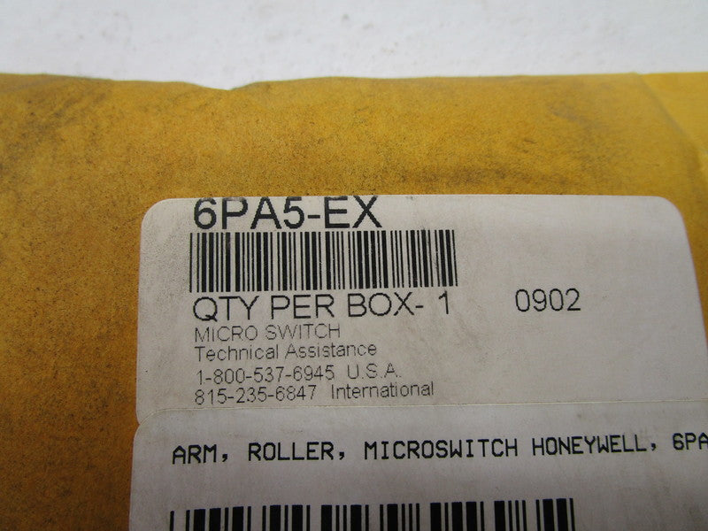 MICROSWITCH 6PA5-EX ARM ROLLER KIT * NEW IN ORIGINAL PACKAGE *