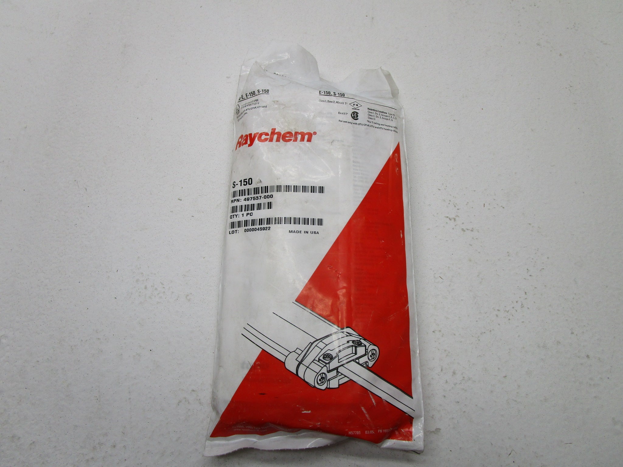 RAYCHEM S-150 LOW PROFILE SPLICE HOUSING * NEW IN FACTORY BAG *
