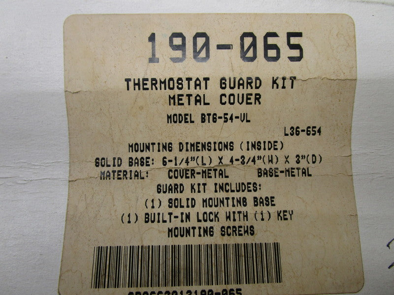 ROBERT SHAW 190-065 THERMOSTAT GUARD KIT  NSMP