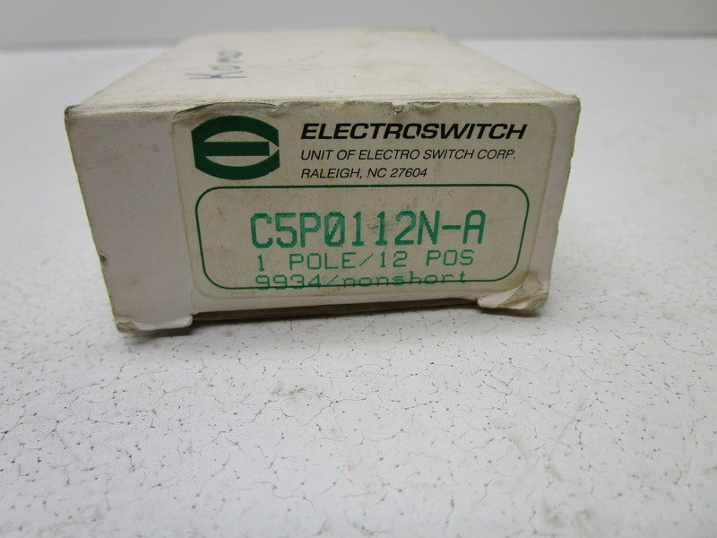 ELECTROSWITCH C5P0112N-A ROTARY SWITCH  NSMP