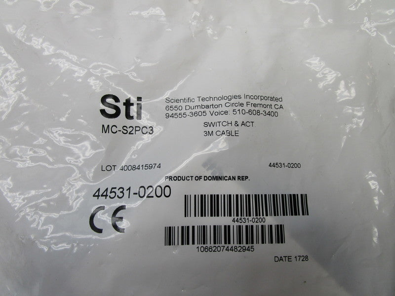 STI MC-S2PC3 44531-0200 SWITCH & ACTUATOR * NEW IN FACTORY BAG