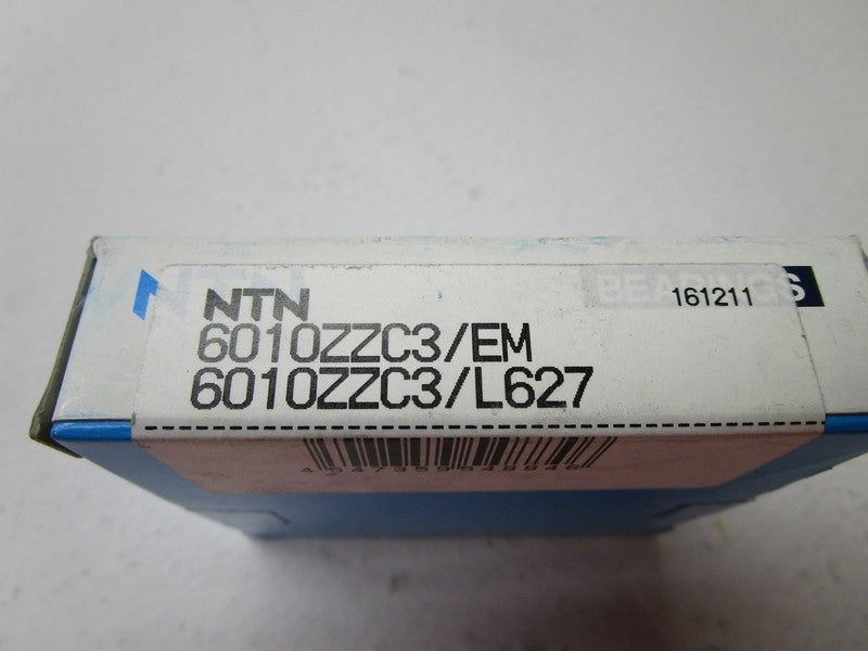NTN 6010ZZC3 BALL BEARING * FACTORY SEALED *