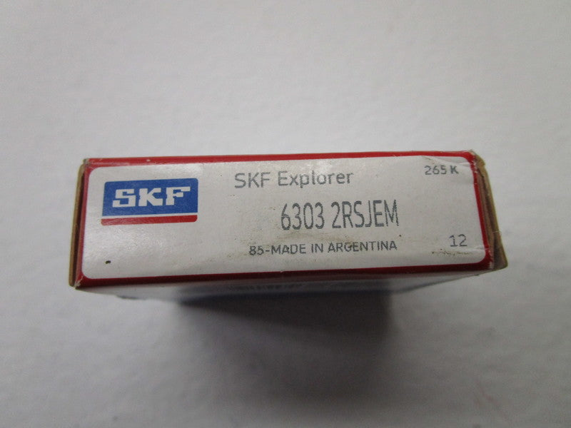 SKF 6303-2RSJEM BALL BEARING * FACTORY SEALED *
