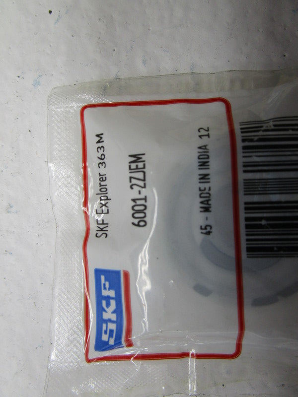 SKF 6001-2ZJEM BALL BEARING * NEW IN FACTORY BAG *