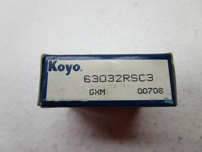 KOYO 63032RSC3 BALL BEARING * FACTORY SEALED *