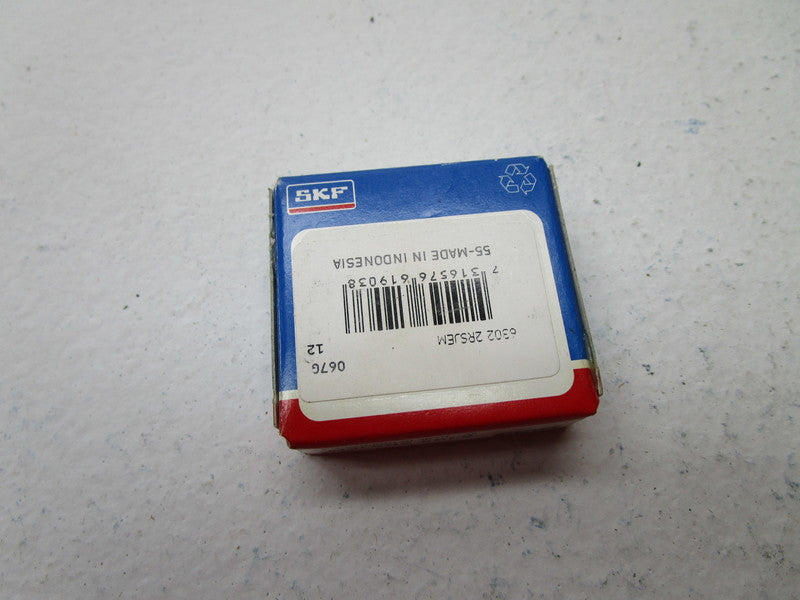 SKF 6302-2RSJEM BALL BEARING * FACTORY SEALED *