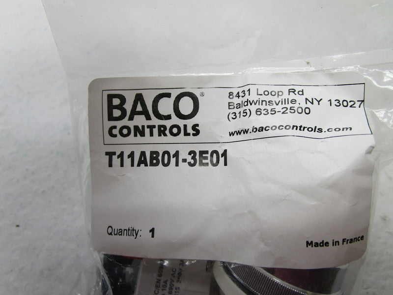 BACO T11AB01-3E01 PUSHBUTTON * NEW IN FACTORY BAG *