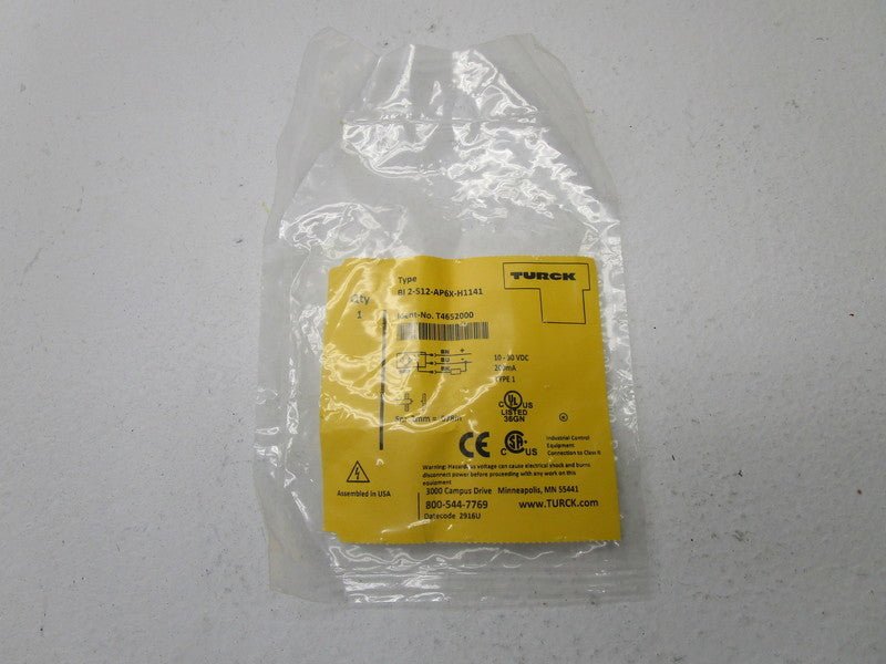 TURCK BI2-S12-AP6X-H1141 PROXIMITY SENSOR * NEW IN FACTORY BAG *