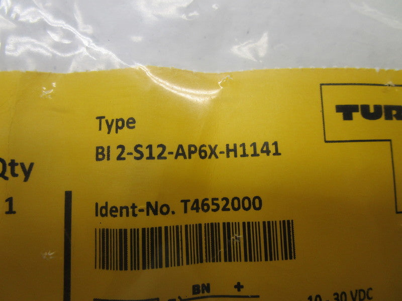 TURCK BI2-S12-AP6X-H1141 PROXIMITY SENSOR * NEW IN FACTORY BAG *
