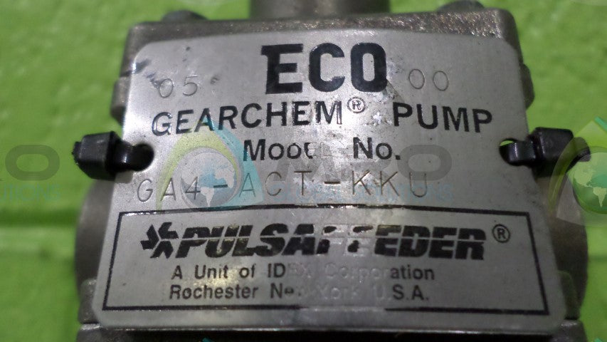 PULSAFEEDER GA4-ACT-KKU GEARCHEM PUMP *USED*