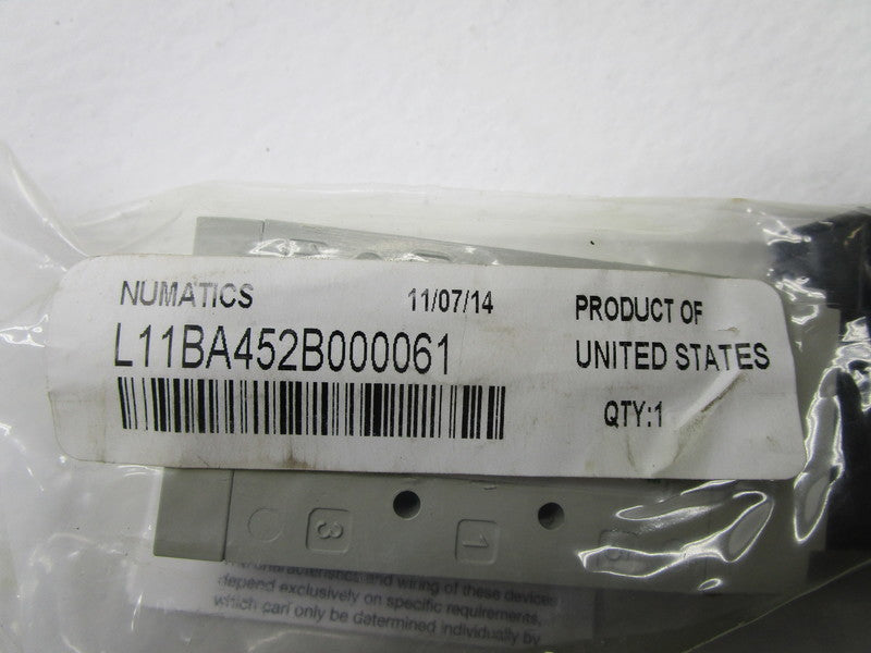 NUMATICS L11BA452B000061 SOLENOID VALVE * NEW IN FACTORY BAG *