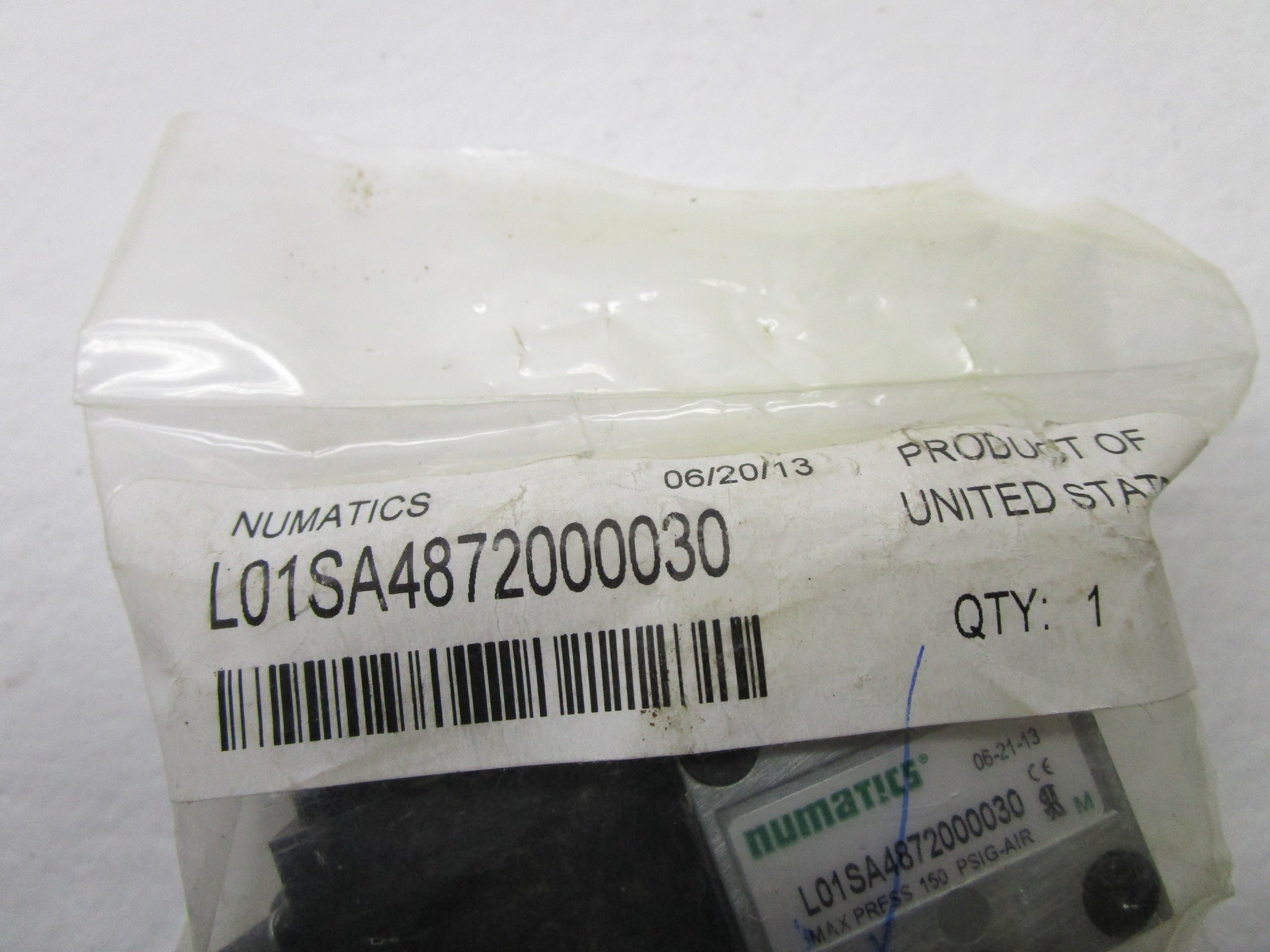 NUMATICS L01SA4872000030 SOLENOID VALVE * NEW IN FACTORY BAG *