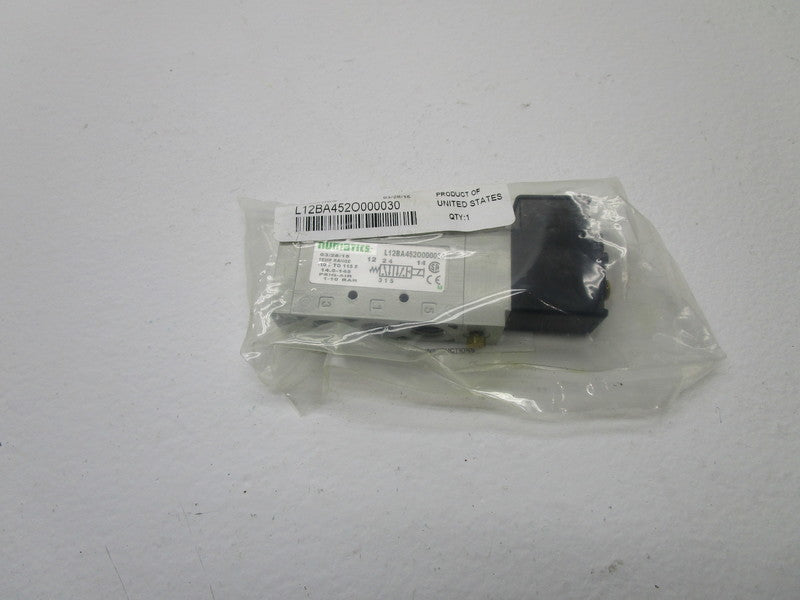 NUMATICS L12BA452O000030 SOLENOID VALVE * NEW IN FACTORY BAG *