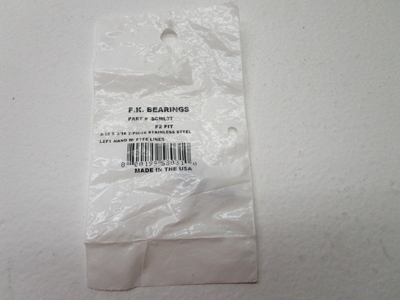 F.K. BEARINGS SCML3T F2 FIT * NEW IN FACTORY BAG *