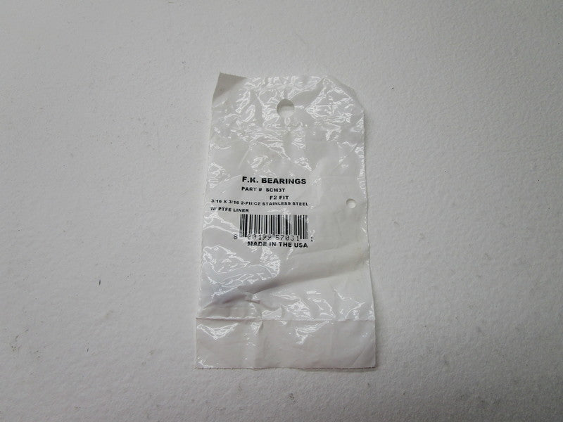 F.K. BEARINGS SCM3T F2 FIT * NEW IN FACTORY BAG *